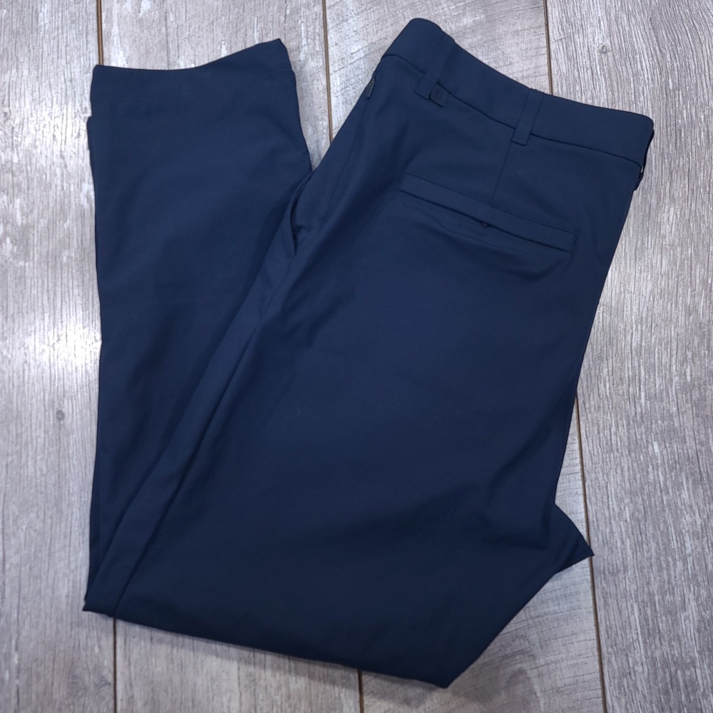 Lululemon ABC Slim Fit Pants Mens 40x30 Navy Blue Technical Stretch Trousers